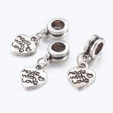 Made With Love European Style Bracelet Heart Charms
