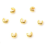 Mixed, Silver or Gold Colour Crimp Bead Covers 4mm