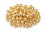 Gold Plated or Silver Plated 4mm Ball Spacer Beads