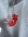 Goldfish Koi Earrings - Free Postage