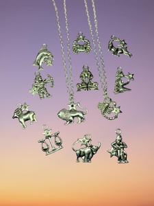 Zodiac Necklaces, Horoscope Necklace, FREE POSTAGE