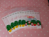 Christmas Santa Cello Self Seal Bags