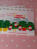 Christmas Santa Cello Self Seal Bags
