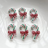 Christmas Resin Candy Cane Flatback