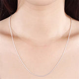 925 Sterling Silver Snake Chain Necklaces,  16", 18", 20" 22",