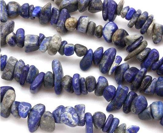 Natural Lapis Lazuli Bead Chip Strand