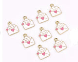 Gold Plated Love Letter Charms