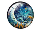 12mm Night Sky Glass Cabochons