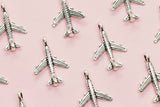 Silver Aeroplane Charm