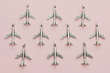 Silver Aeroplane Charm