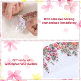 Japanese Wisteria Flower 50mm PET Masking Tape - Pink