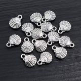 Silver Plated Shell Charms