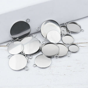 Stainless Steel Jewellery Connectors 18mm