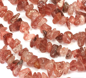 Strawberry Quartz Bead Chips