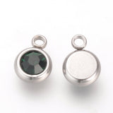 Stainless Steel Birthstone Charms