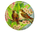 12mm Glass Bird Cabochons