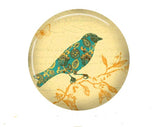 12mm Glass Bird Cabochons