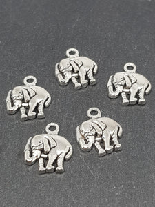 Silver Plated Elephant Charms