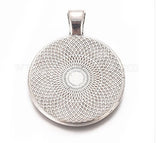 25mm Antique Silver Cabochon Setting