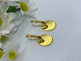 Gold Plated French Lever Back Earring Settings