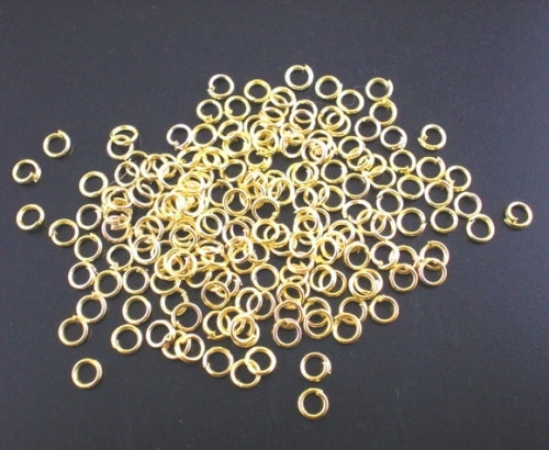 3mm gold jump rings