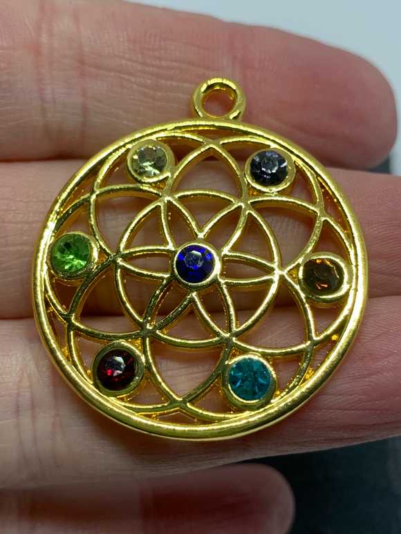chakra healing pendant