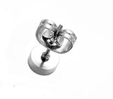 4mm Stainless Steel Cabochon Earring Studs