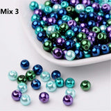 6mm Pearl Beads, Mixed Pearl Beads, 6mm