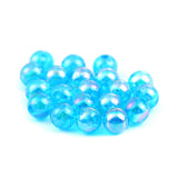 6mm Acrylic Rainbow Shimmer Bubble Beads