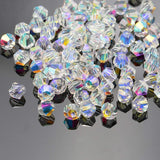 Packs of 200 x 3mm Glass Bicone Beads
