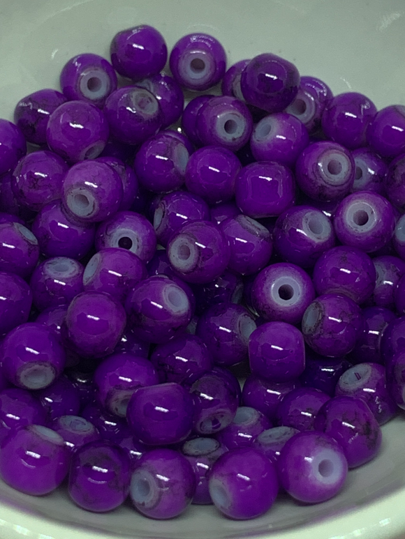 6mm Glass Drawbench Beads