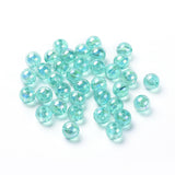 Green Acrylic Lilac Bubble Beads - 8mm