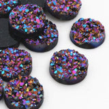 Purple  Confetti - 10mm Resin Druzy