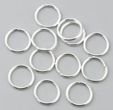 Gold or Silver 8mm Jump Rings