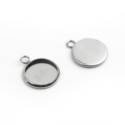 12mm Stainless Steel Cabochon Settings