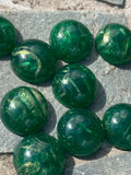 green swirl 12mm cabochons
