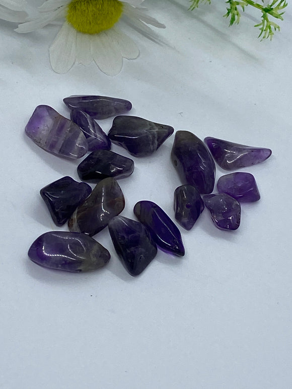 Large Amethyst Nugget Beads