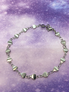 Stainless Steel Heart Bracelet