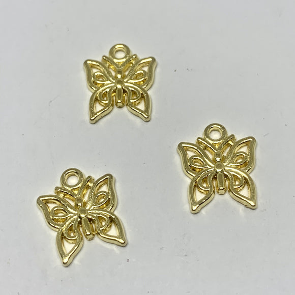 gold butterfly charms