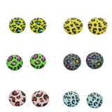 Animal Print 12mm Glass Cabochons