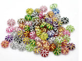Mixed Acrylic Spacer Beads 7mm