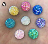 Mixed Resin Cabochons - Size 10mm