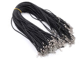 Black Braided Rope Necklaces