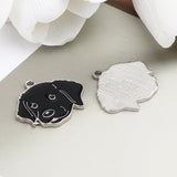 Black Labrador Retriever Dog Charms