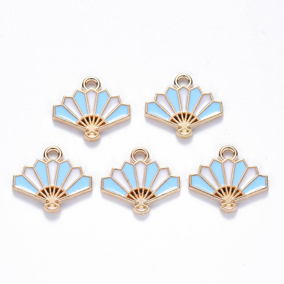 Gold Plated Fan Charms