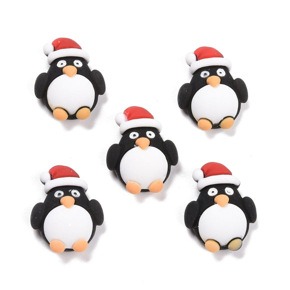 Christmas Resin Penguin Flatbacks