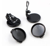 12mm Cabochon Clip on Earrings