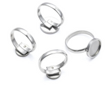 Strong Stainless Steel Cabochons Ring Settings