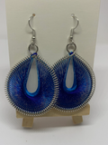 Handmade Silver Plated Peruvian Thread Earrings - FREE POSTAGE