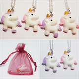 Unicorn Necklaces in Pink, Purple, Blue or Green.